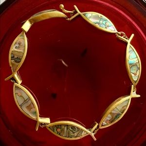 VINTAGE ABALONE BRACELET BY FAMOUS MEXICAN DESIGN